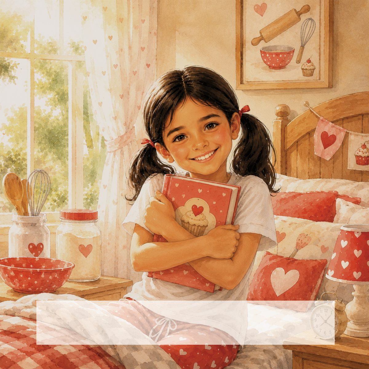 Page 1 of Baking Story, a personalized KuttyStory book