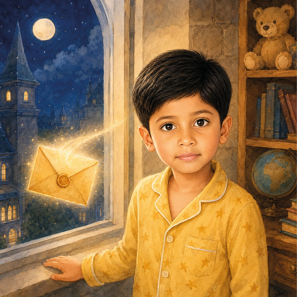 Page 2 of Moonstone Academy, a personalized KuttyStory book